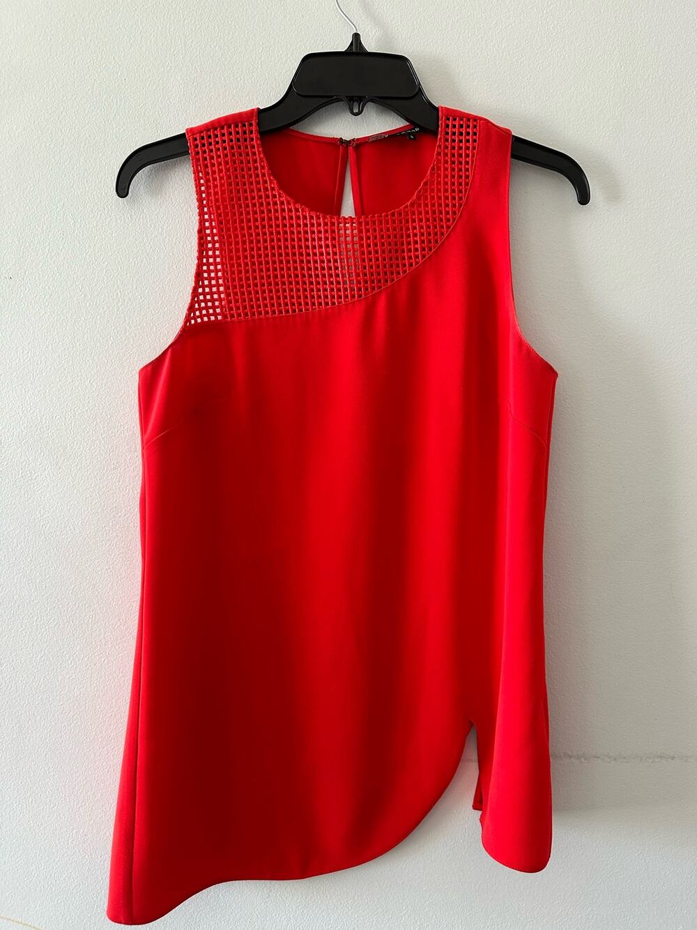 Sachin + Babi Anthropologie Women's Top Sleeveless Tank Red Scarlet Small